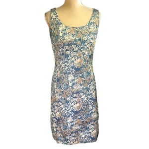 Peruvian Connection Printed Pima Cotton Sheath Dress